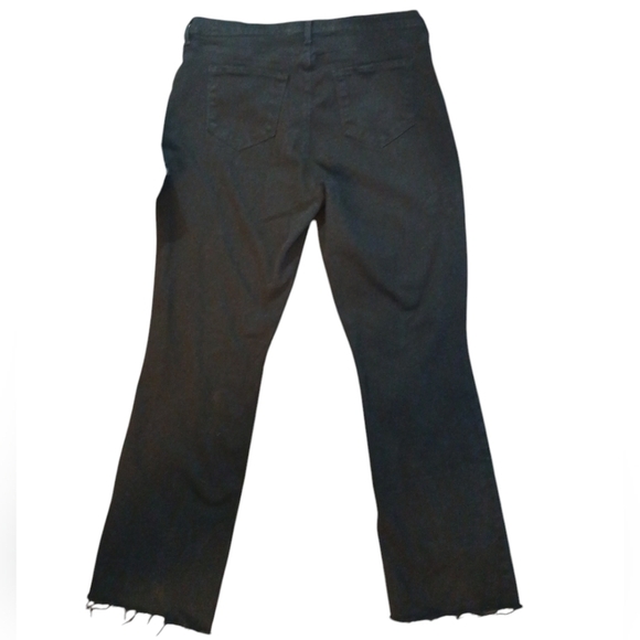 L’agence Sada Black Distressed Plus Size Stretch7 Jeans sixe 34-36 - Picture 5 of 8